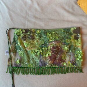 Melona Embellished Wrap Mini Skirt | Beaded Skirt | Beach Cover Up Jaded London